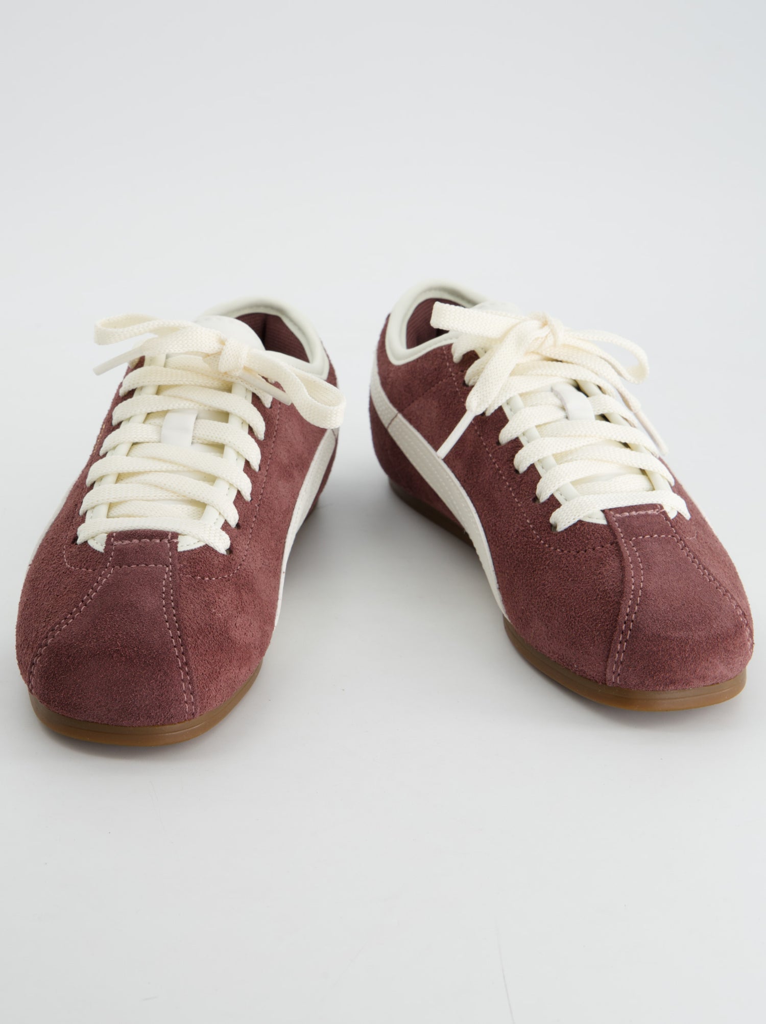 Zapatillas Puma Tracke Suede Granate y Crema