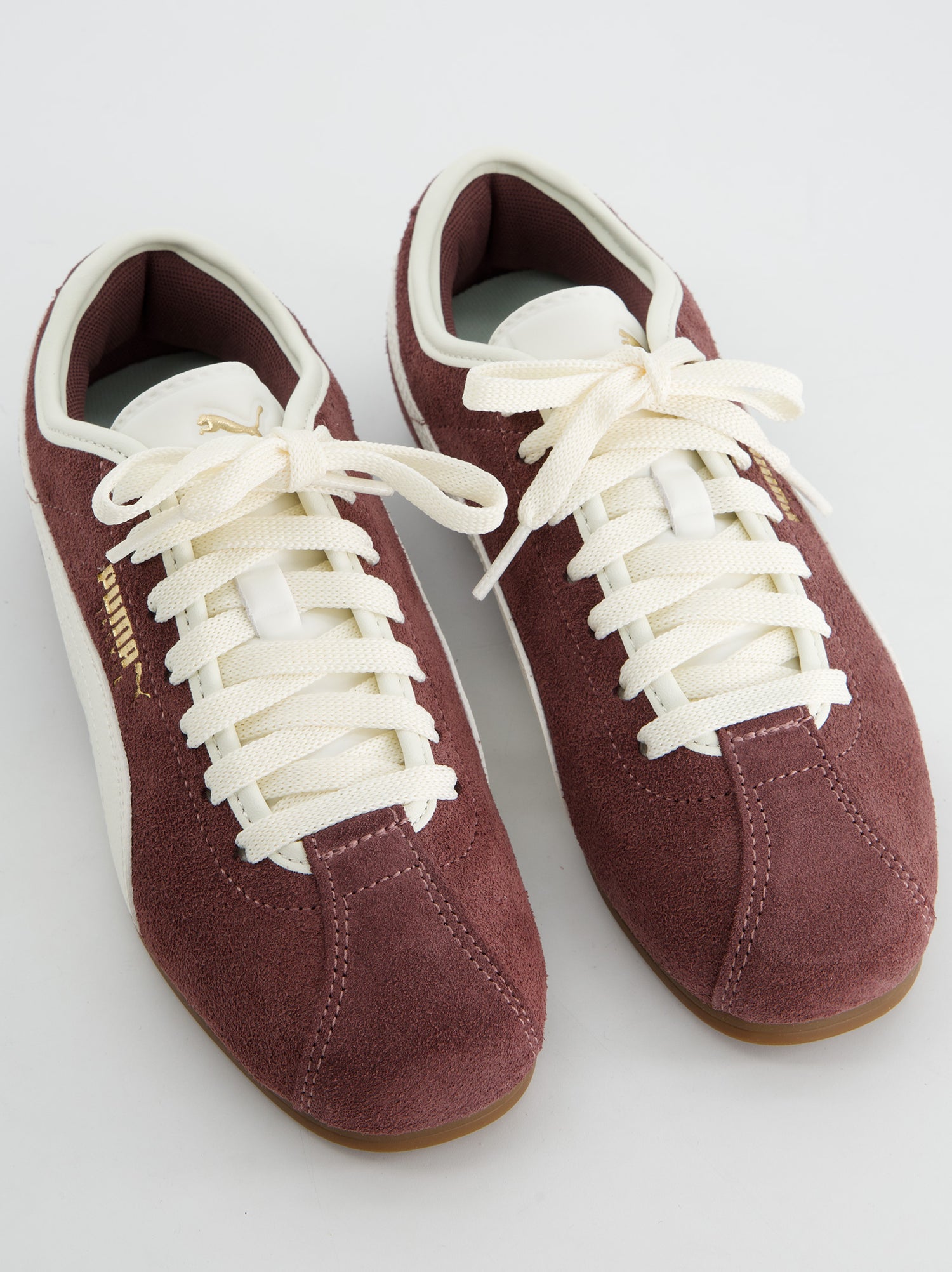 Zapatillas Puma Tracke Suede Granate y Crema