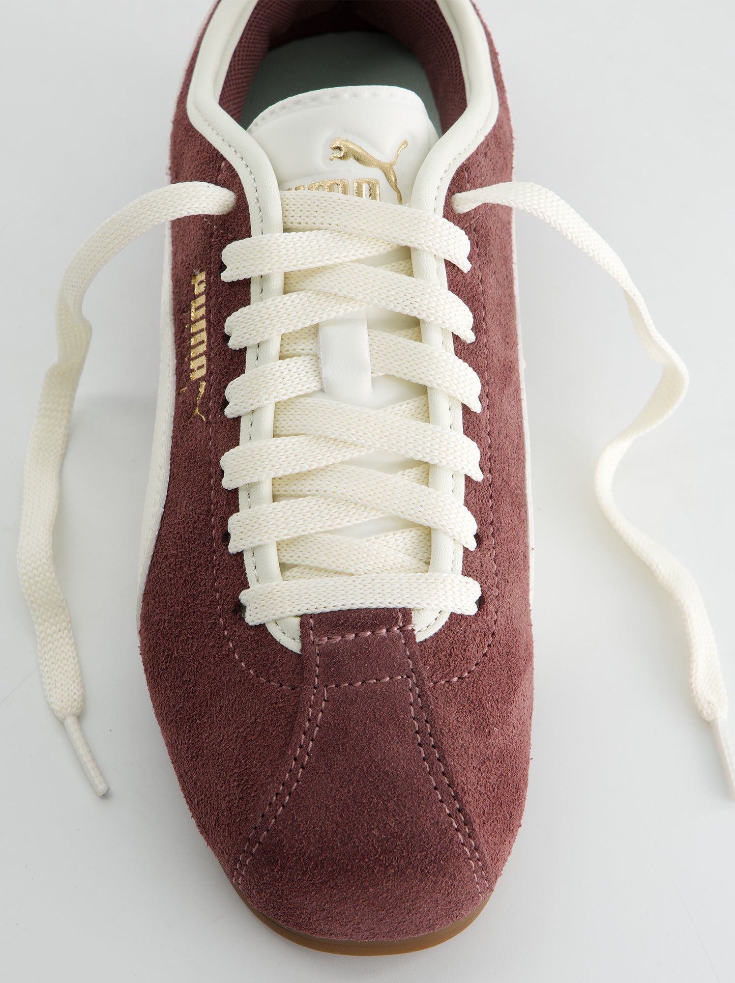 Zapatillas Puma Tracke Suede Granate y Crema