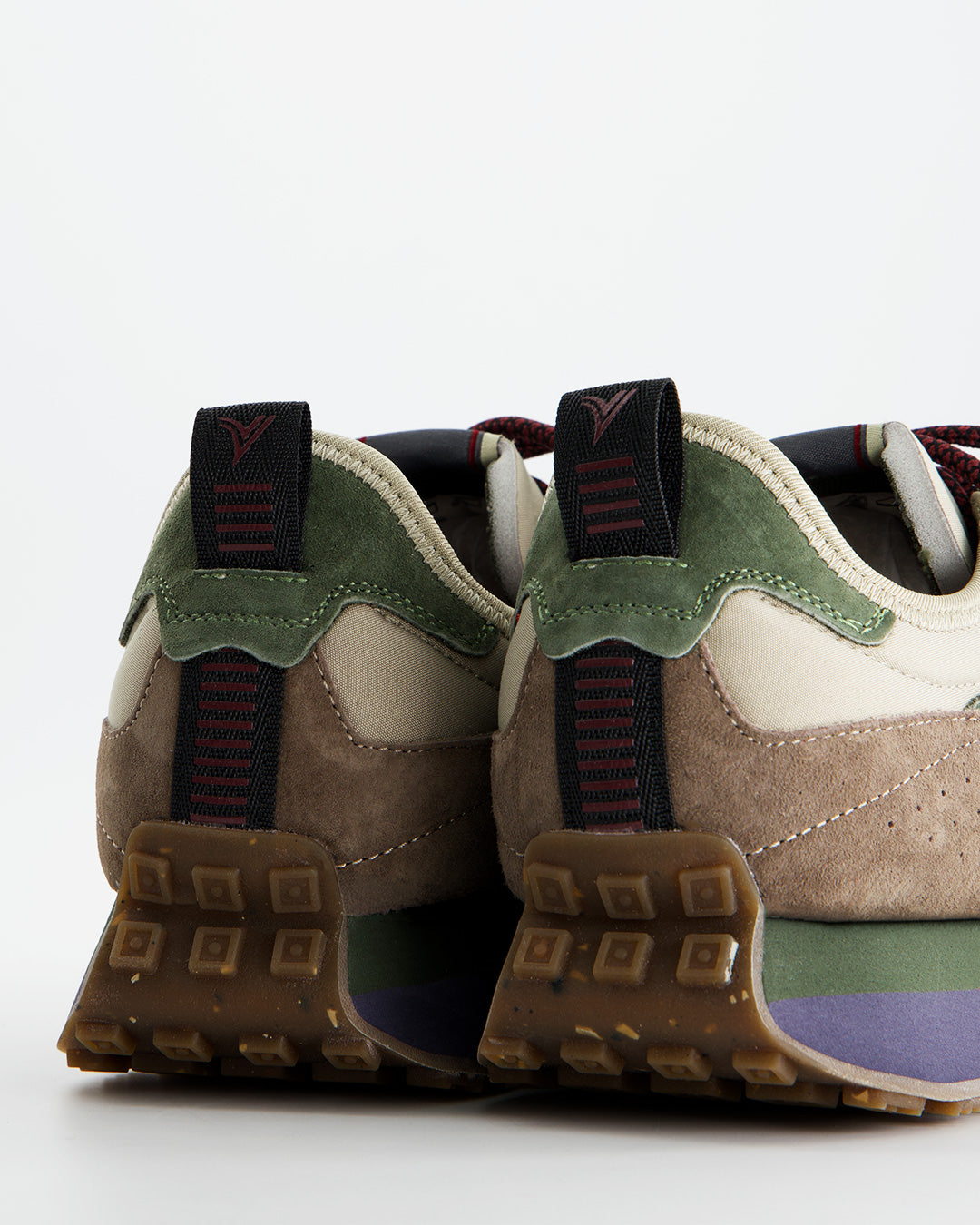 Zapatillas Victoria 1985 Retro Multicolor Verde y Beige