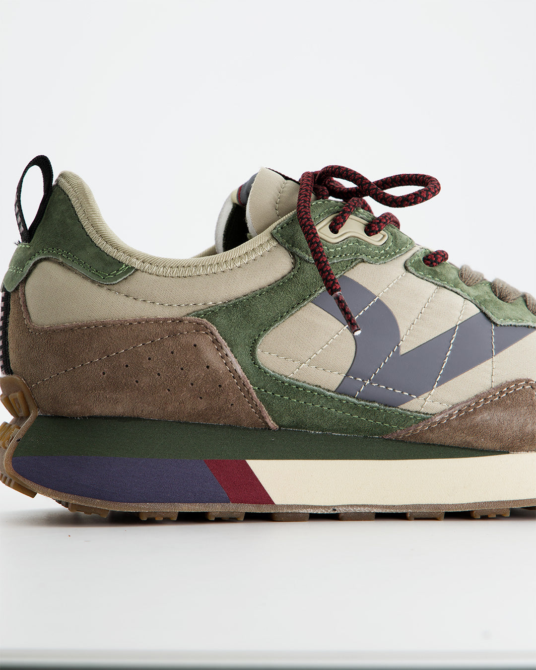 Zapatillas Victoria 1985 Retro Multicolor Verde y Beige