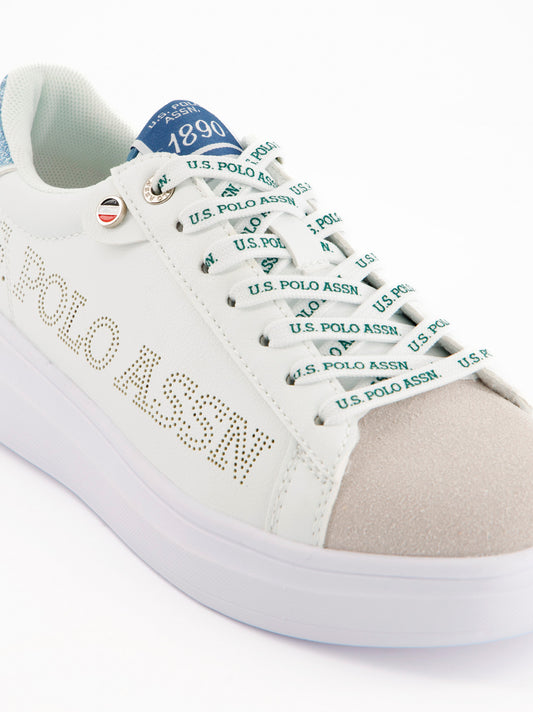 Zapatillas blancas de mujer U.S. Polo ASSN. W Cody