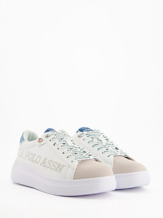 Zapatillas blancas de mujer U.S. Polo ASSN. W Cody