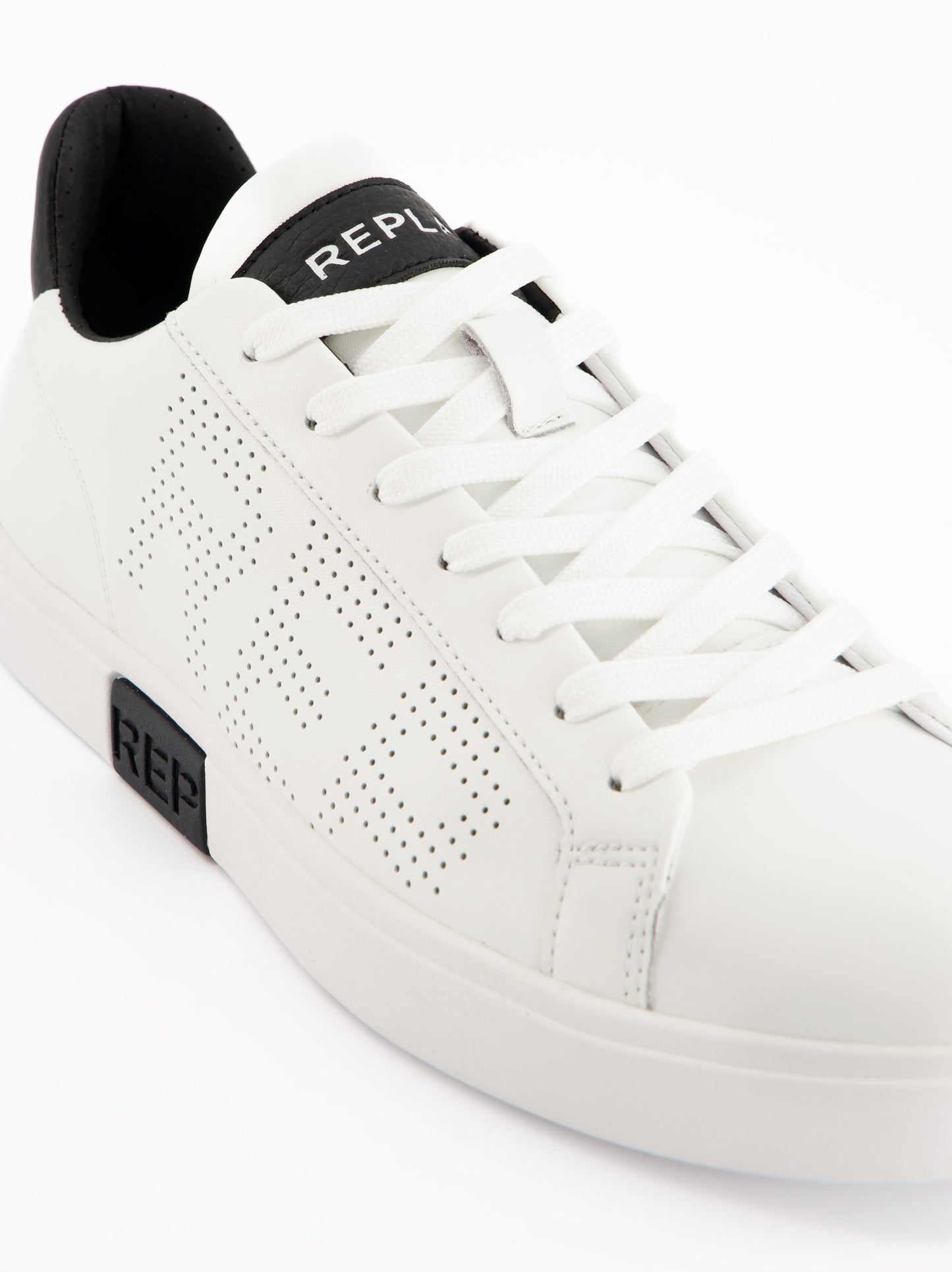 Zapatillas blancas de piel Replay Polys Studio