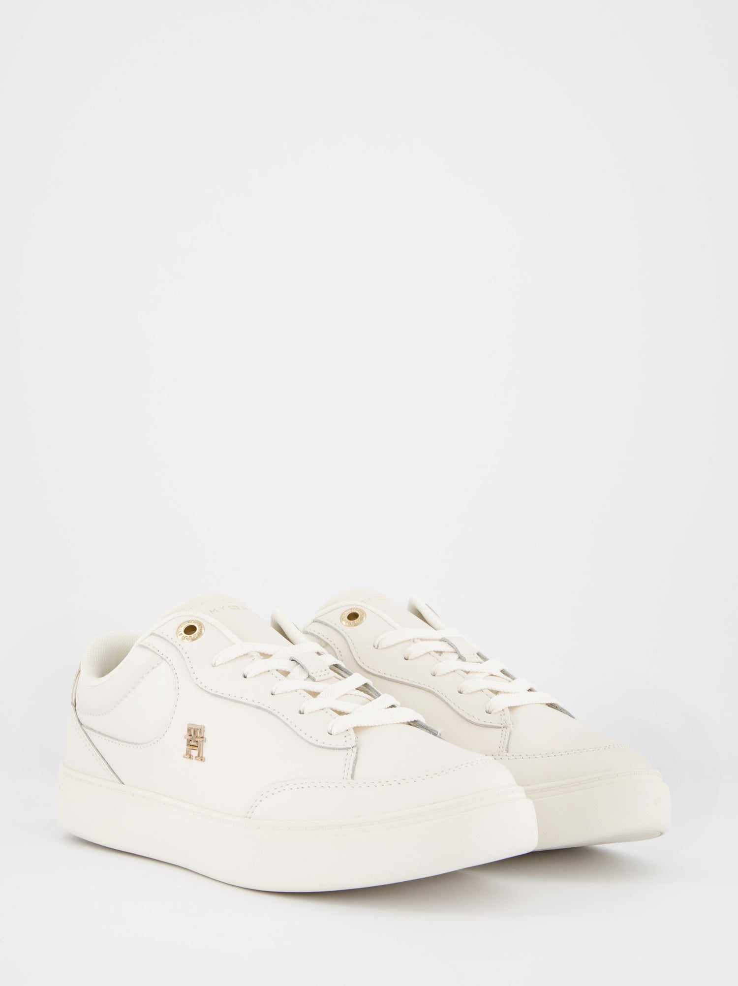 Zapatillas blancas de piel Tommy Hilfiger