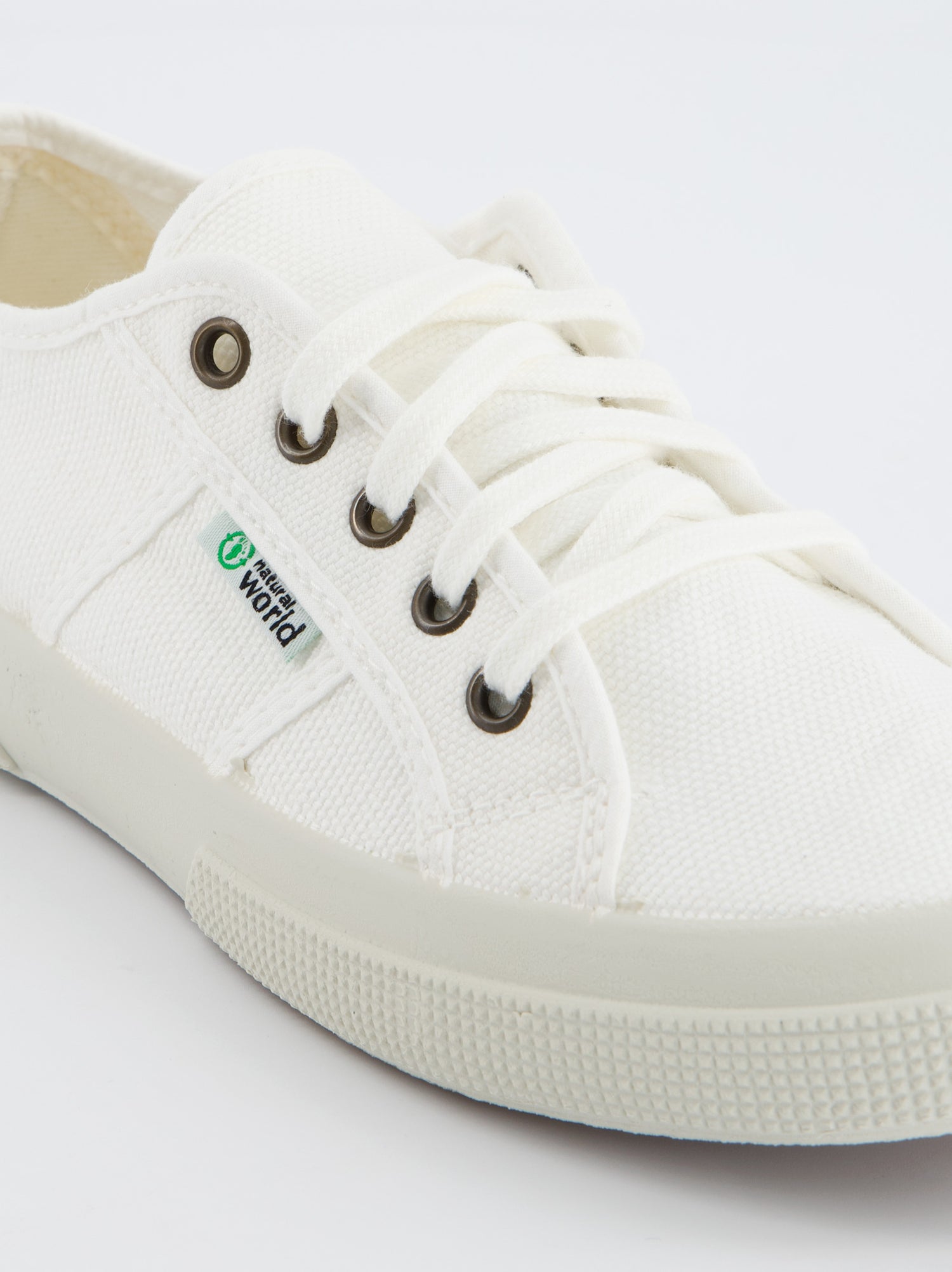 Zapatillas blancas ecológicas Natural World Old Blossom