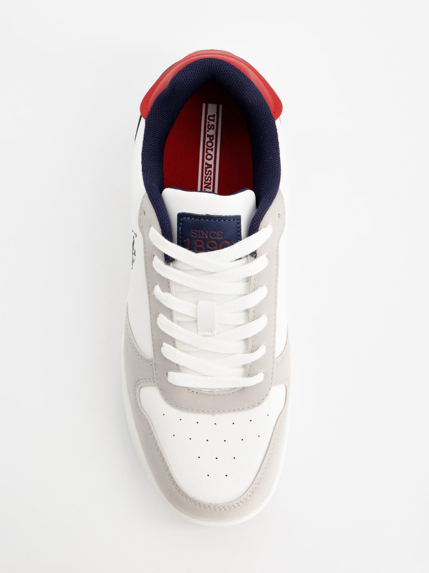Zapatillas blancas efecto piel - U.S. Polo Assn. Steve