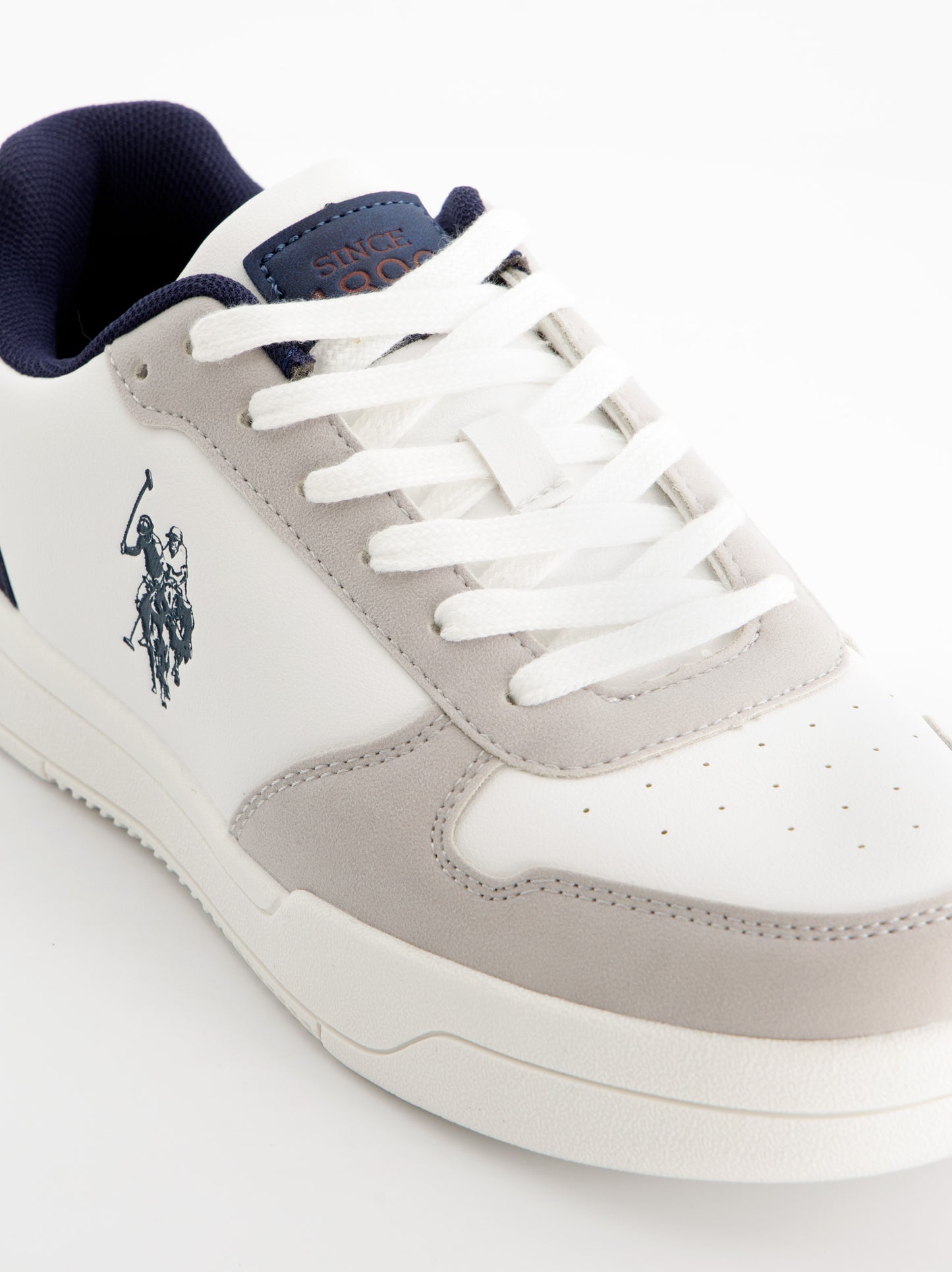 Zapatillas blancas efecto piel - U.S. Polo Assn. Steve