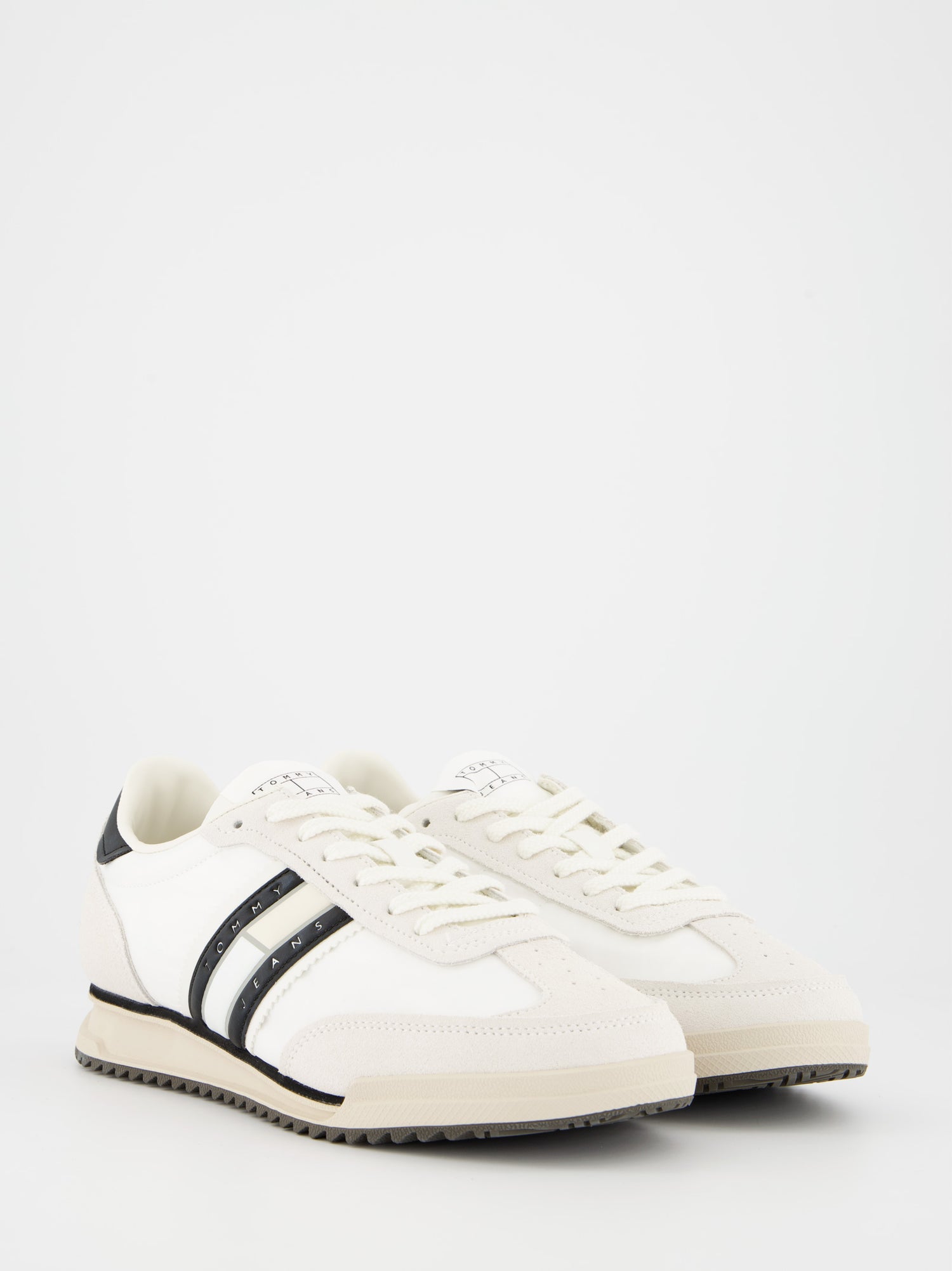 Tommy Hilfiger white leather running shoes
