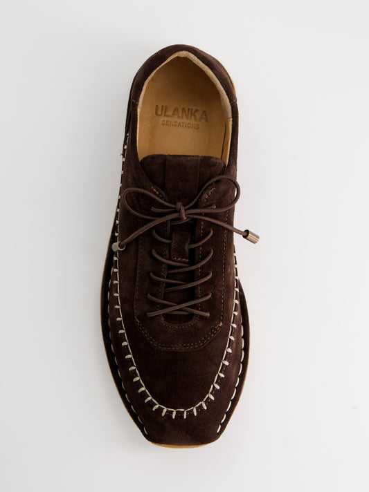 Zapatillas de ante estilo mocasín - 34318