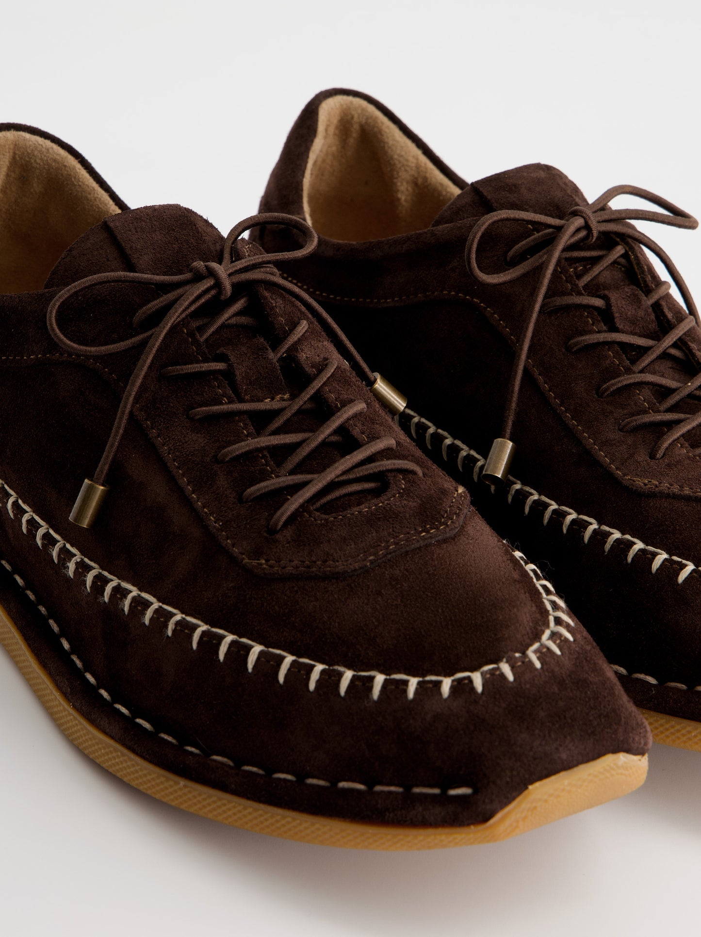 Zapatillas de ante estilo mocasín - 34318