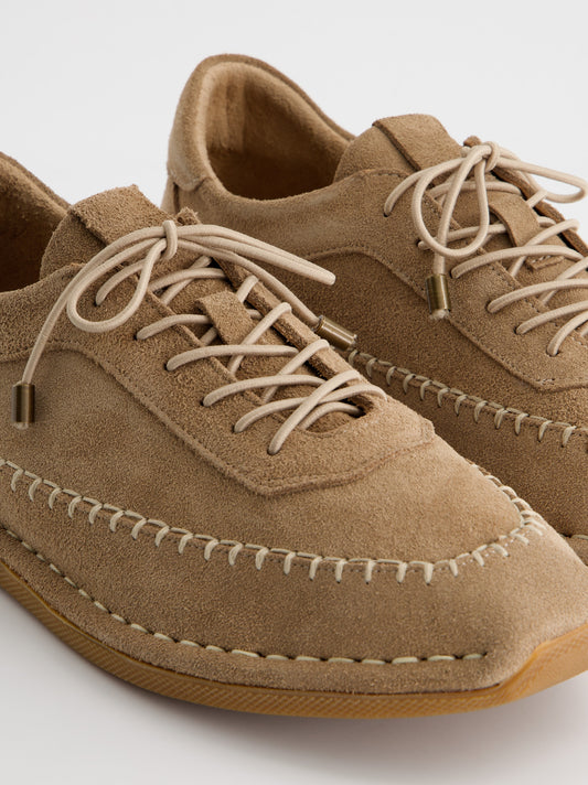 Zapatillas de ante estilo mocasín - 34318