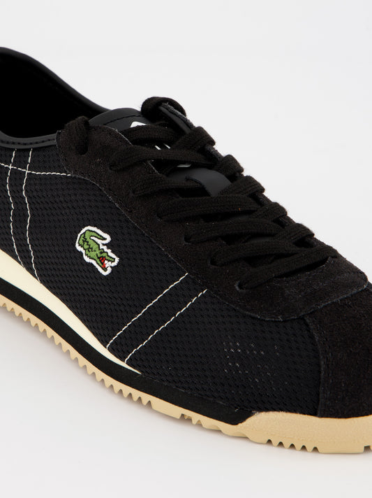 Zapatillas de ante y malla Lacoste Club Low