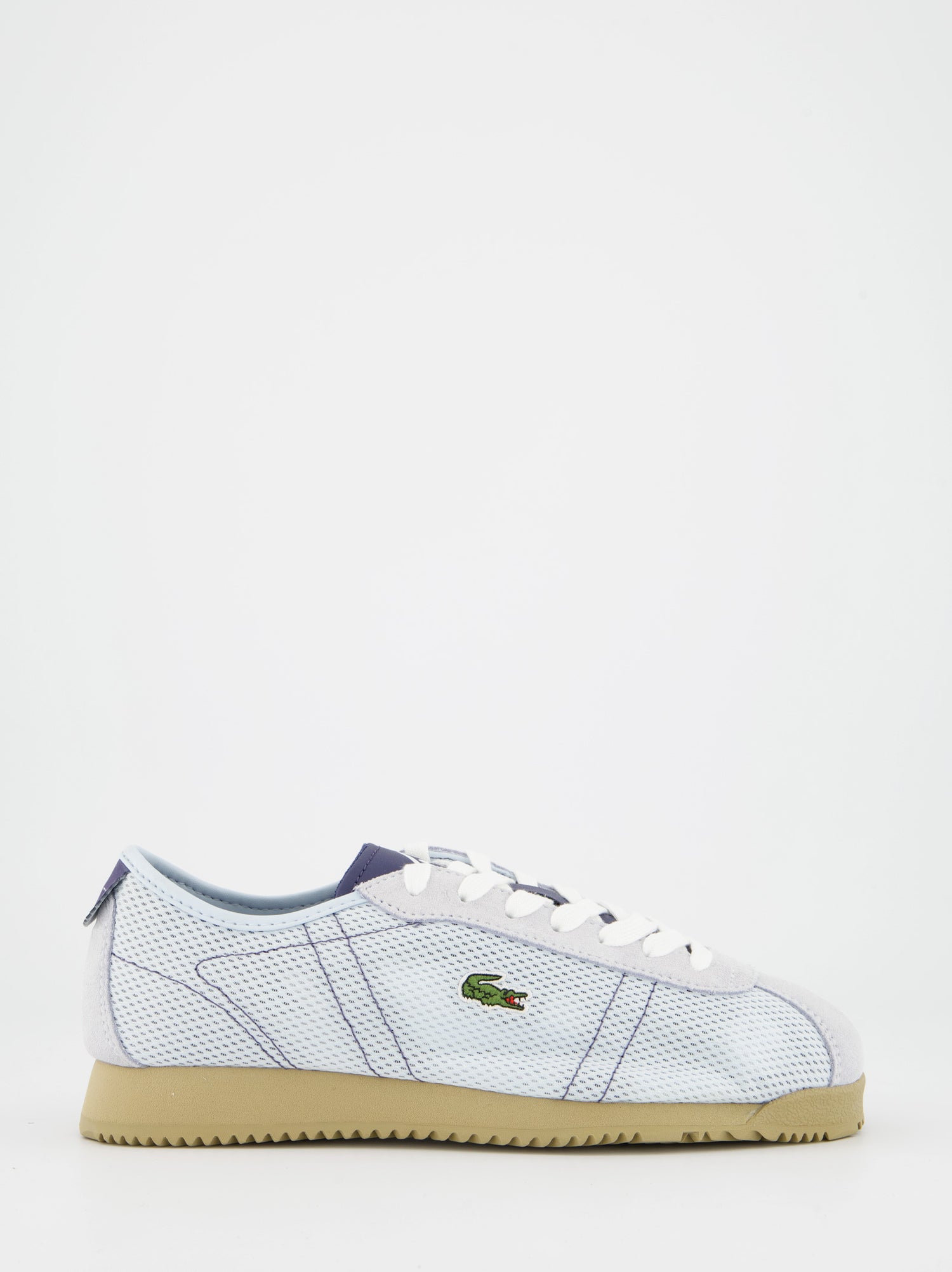 Zapatillas de ante y malla Lacoste Club Low