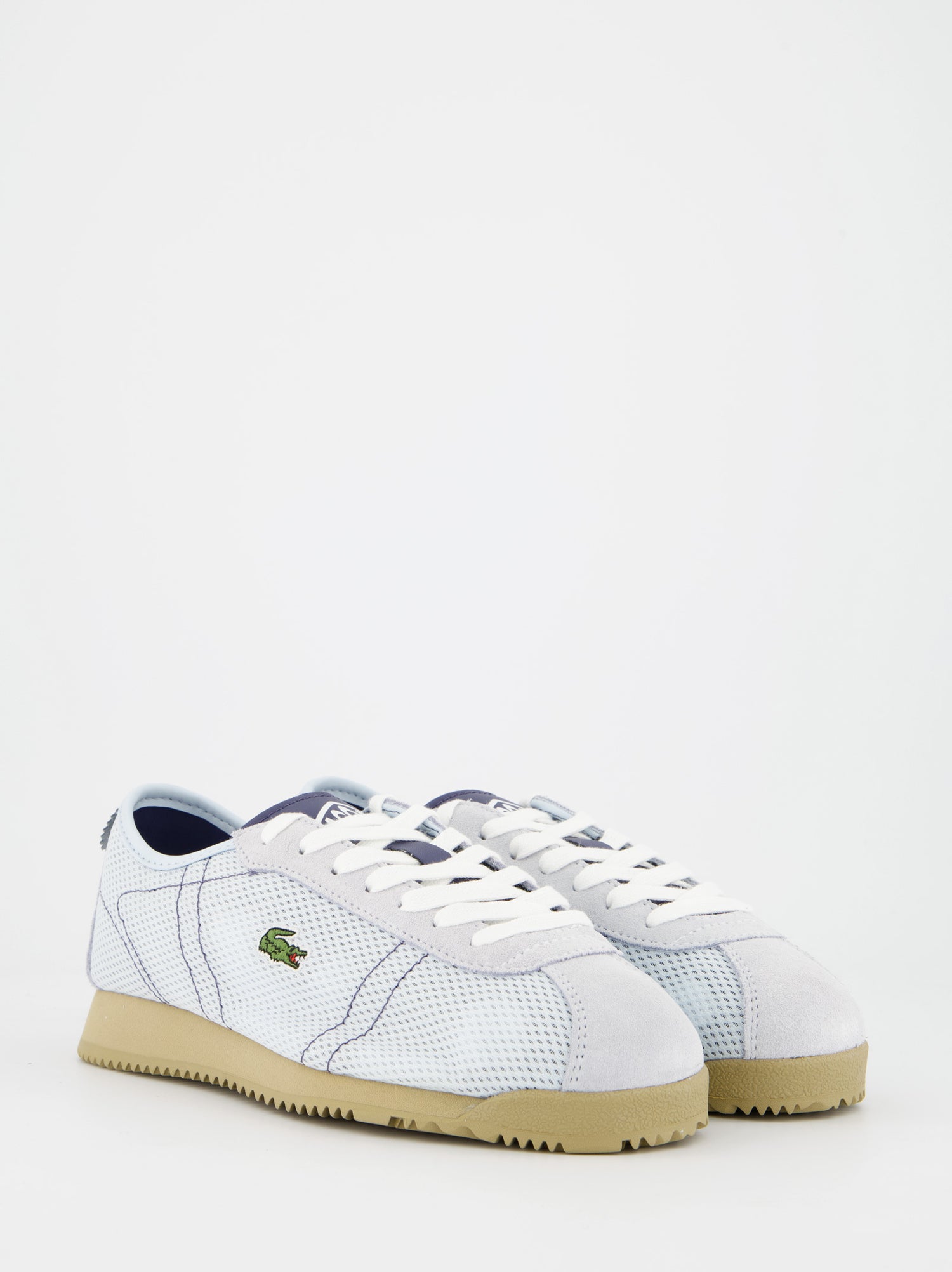 Zapatillas de ante y malla Lacoste Club Low
