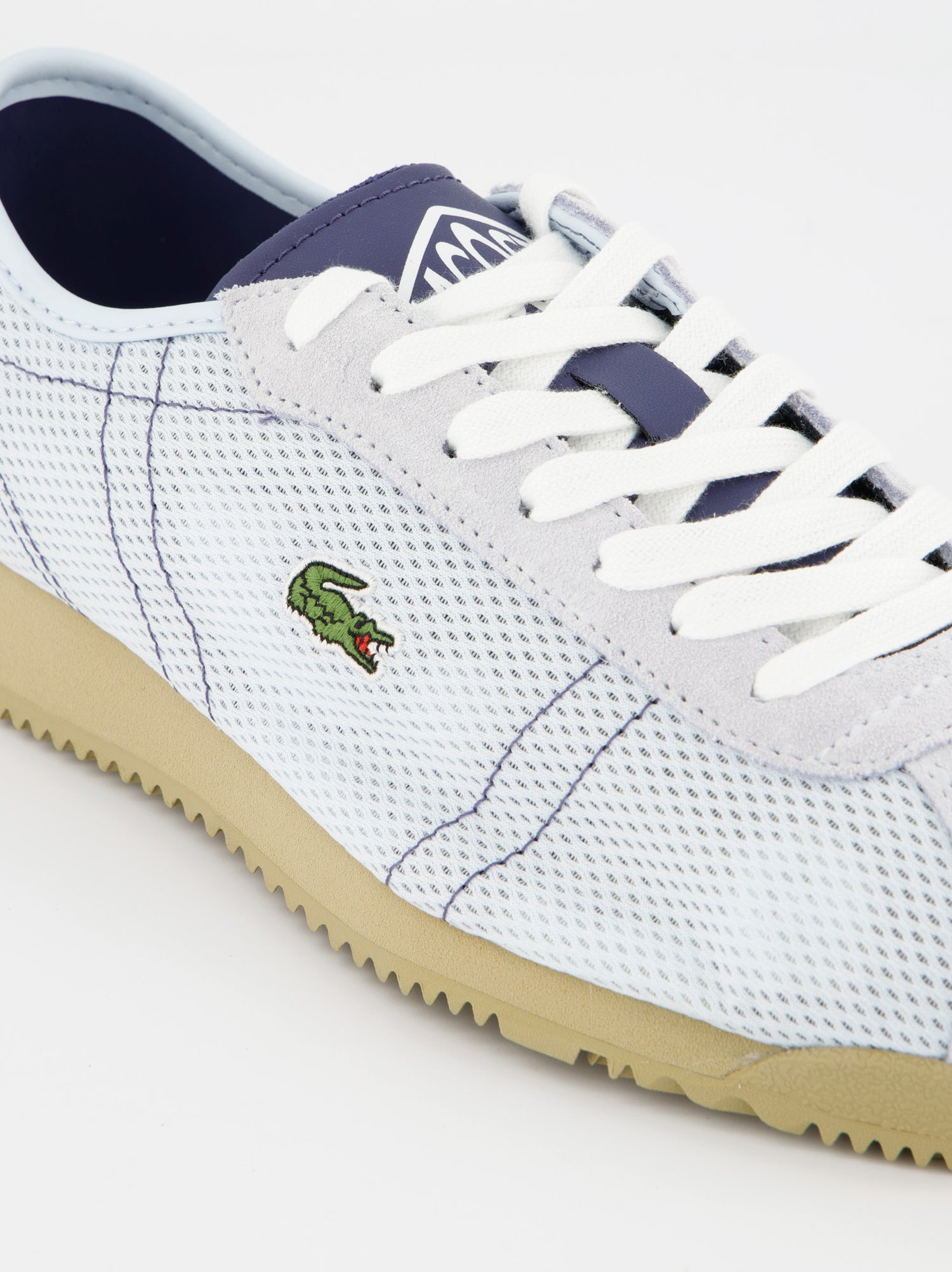Zapatillas de ante y malla Lacoste Club Low