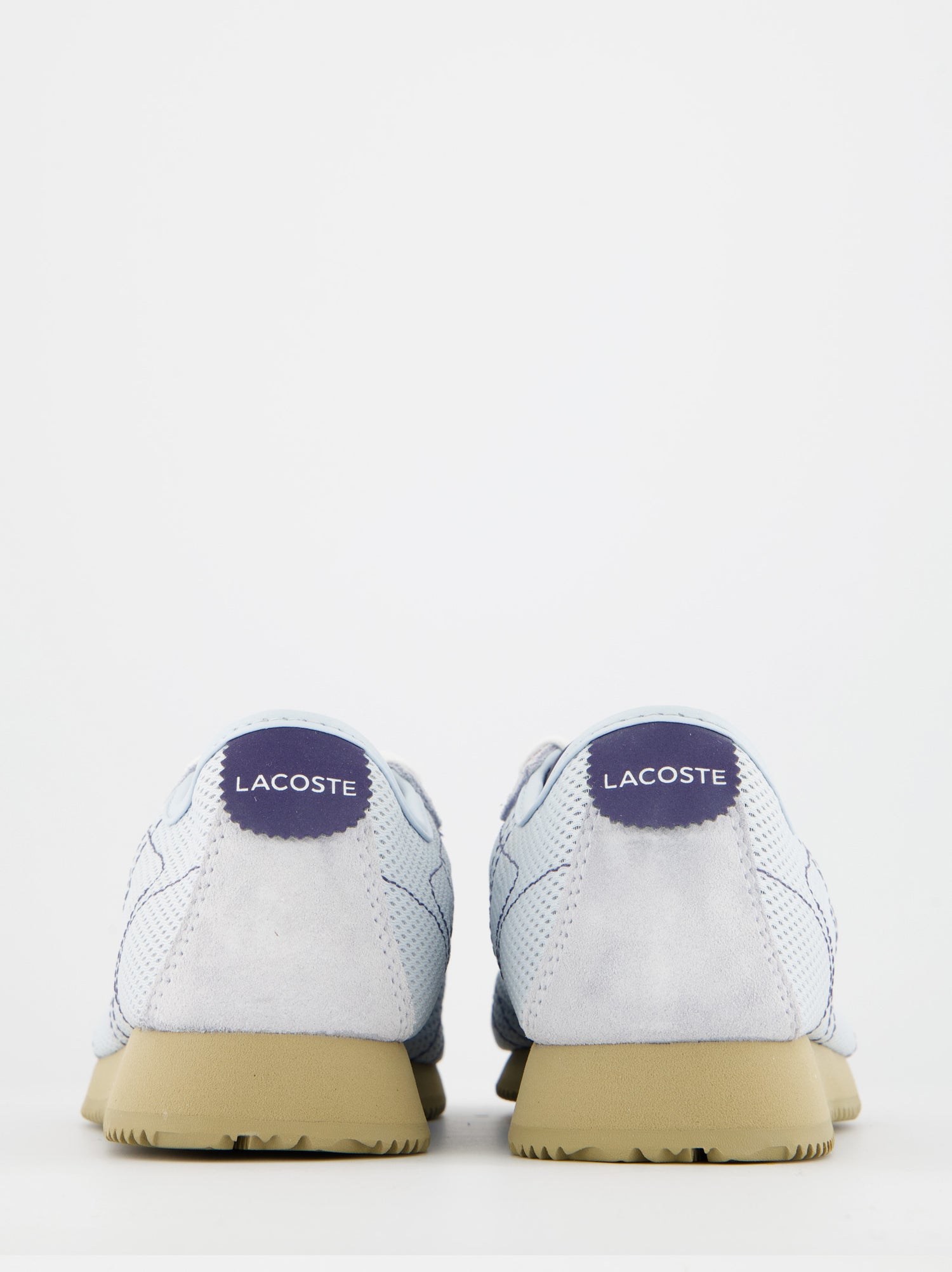 Zapatillas de ante y malla Lacoste Club Low