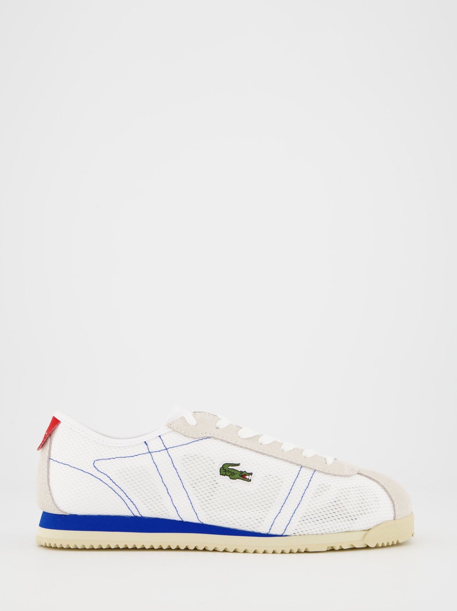Zapatillas de ante y malla Lacoste Club Low