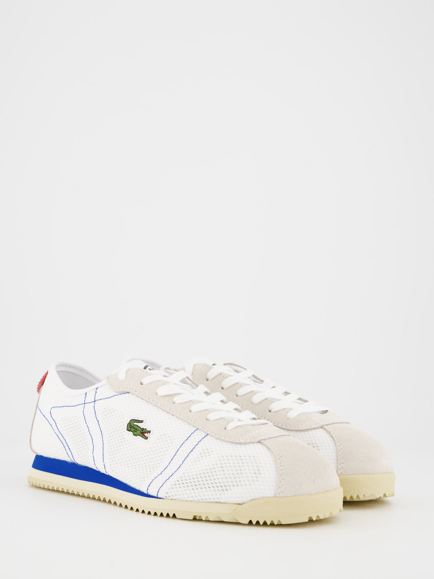 Zapatillas de ante y malla Lacoste Club Low
