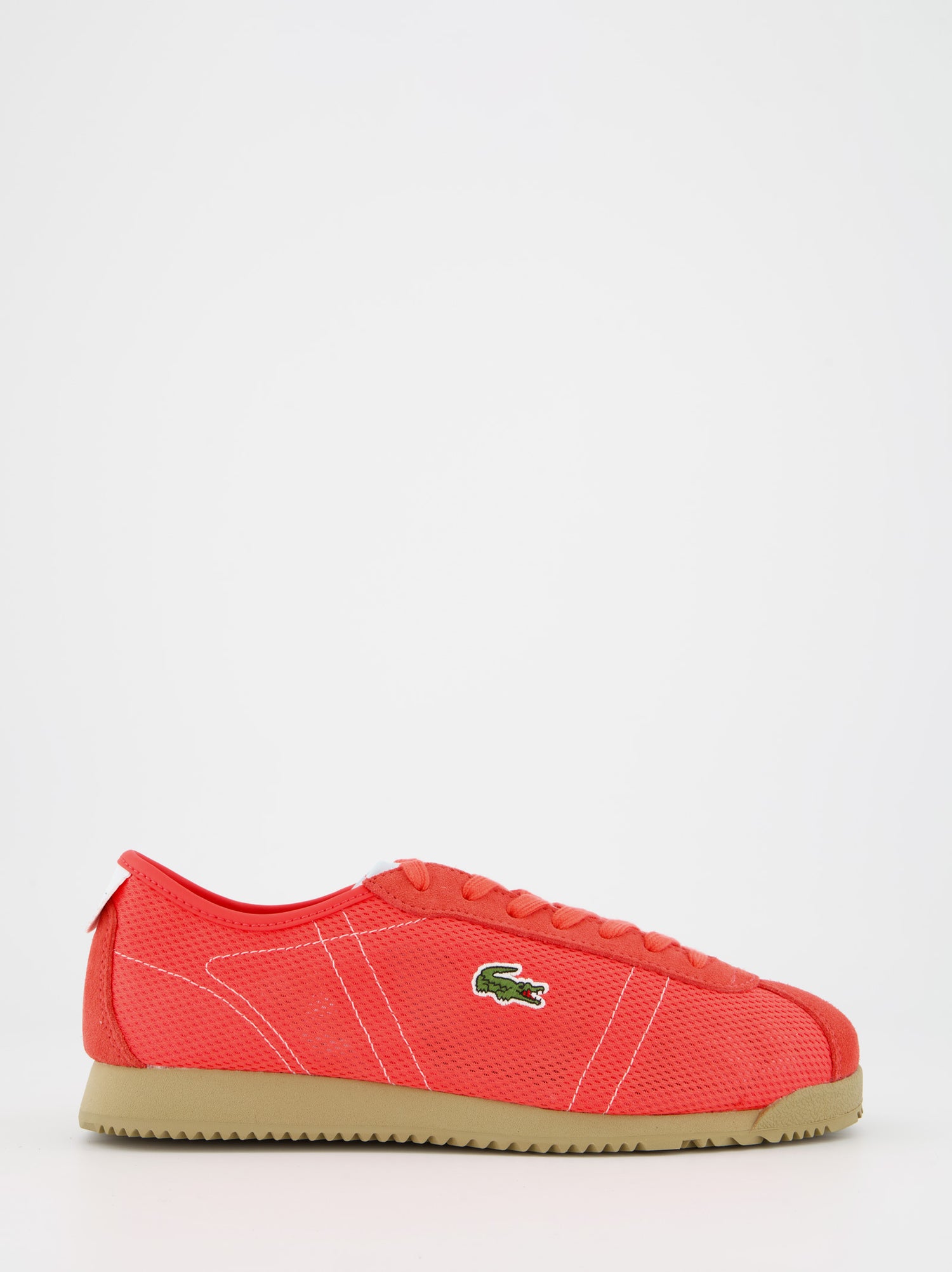 Zapatillas de ante y malla Lacoste Club Low