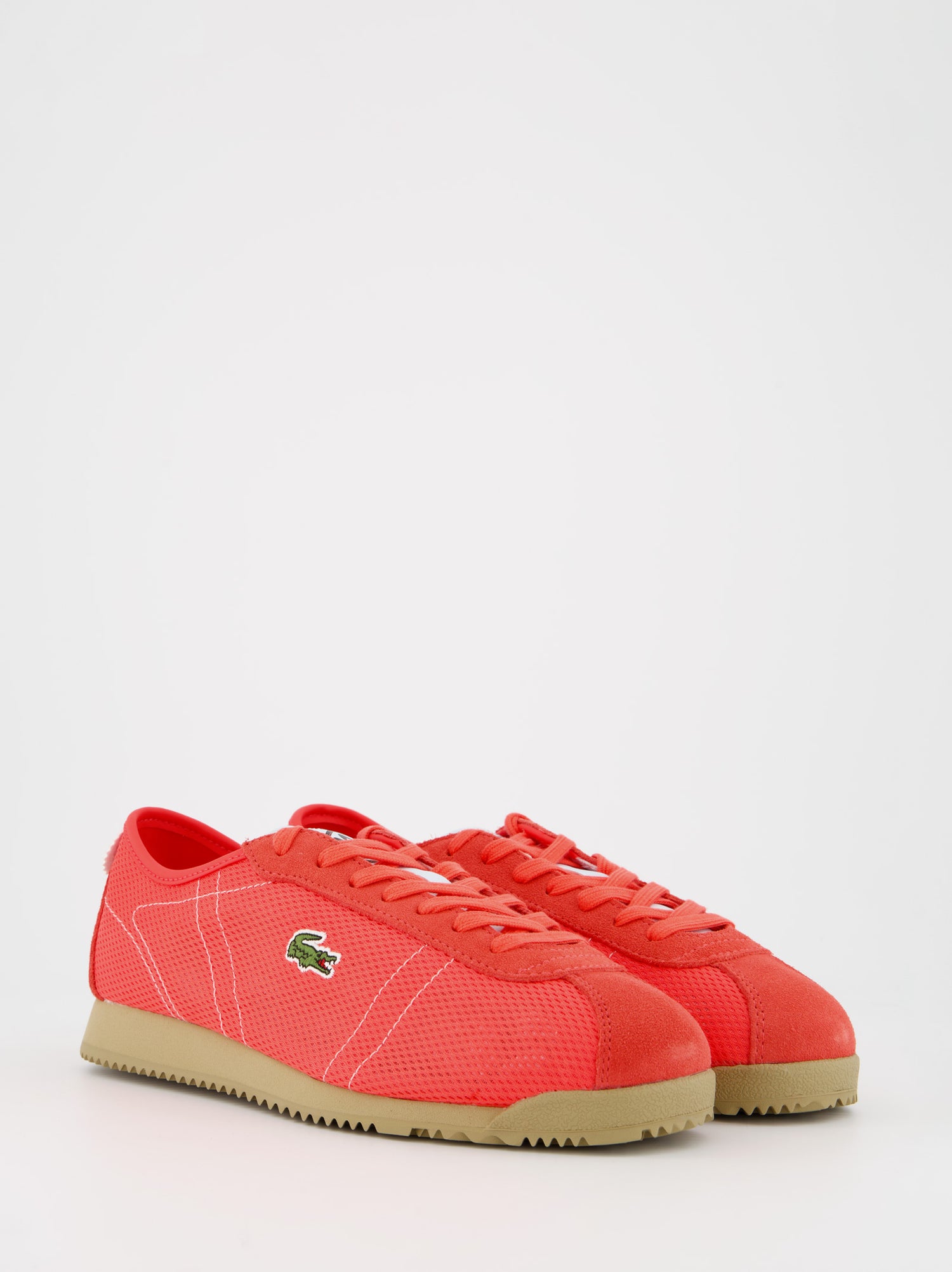 Zapatillas de ante y malla Lacoste Club Low