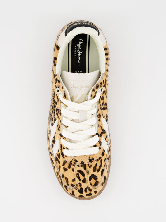 Zapatillas de pelo animal print Pepe Jeans