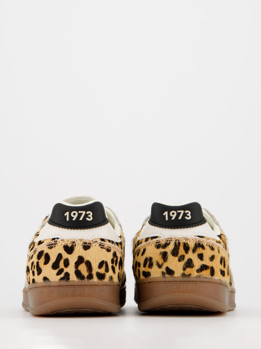 Zapatillas de pelo animal print Pepe Jeans