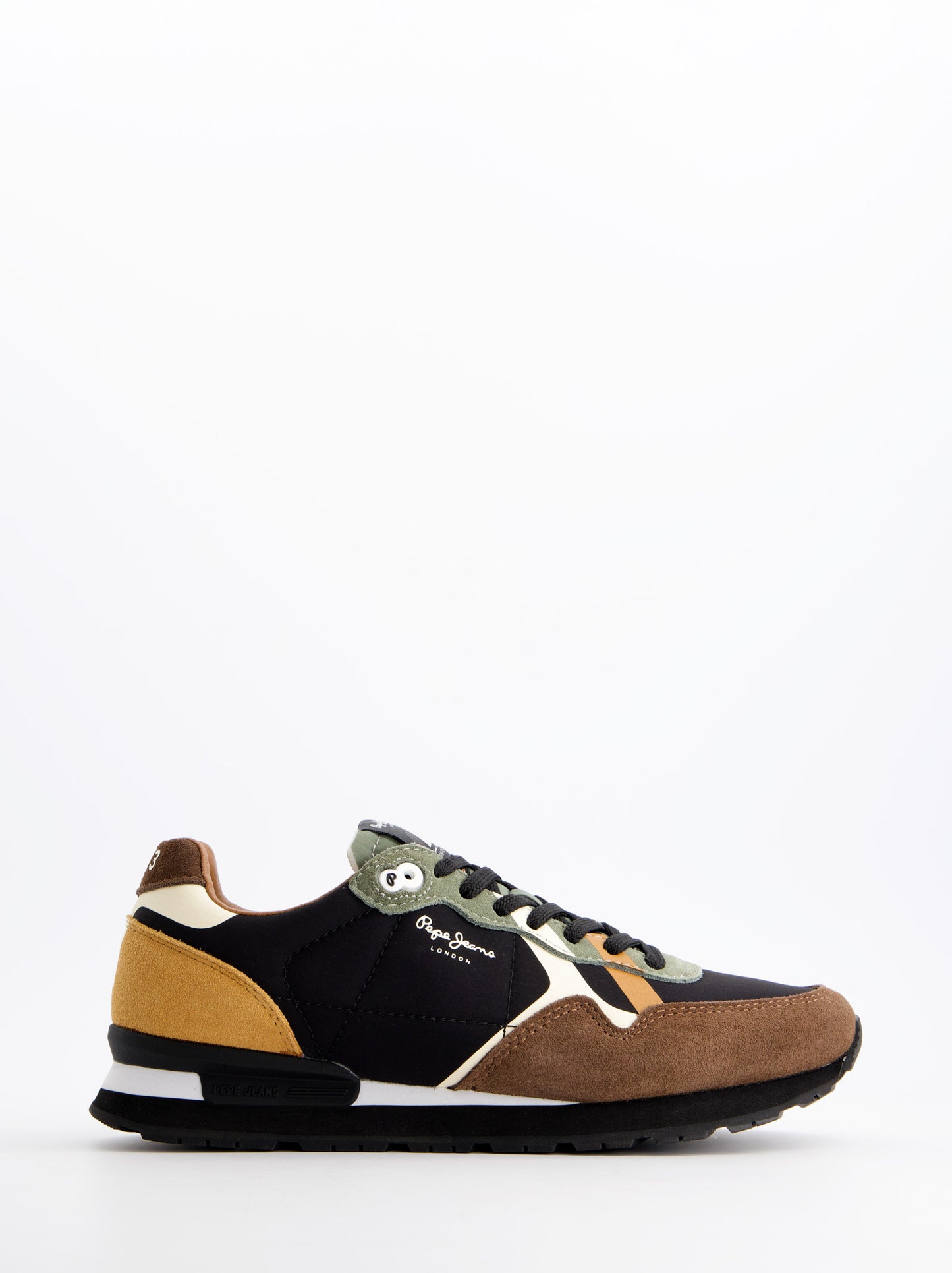 Leather sneakers - Pepe Jeans Brit Prints