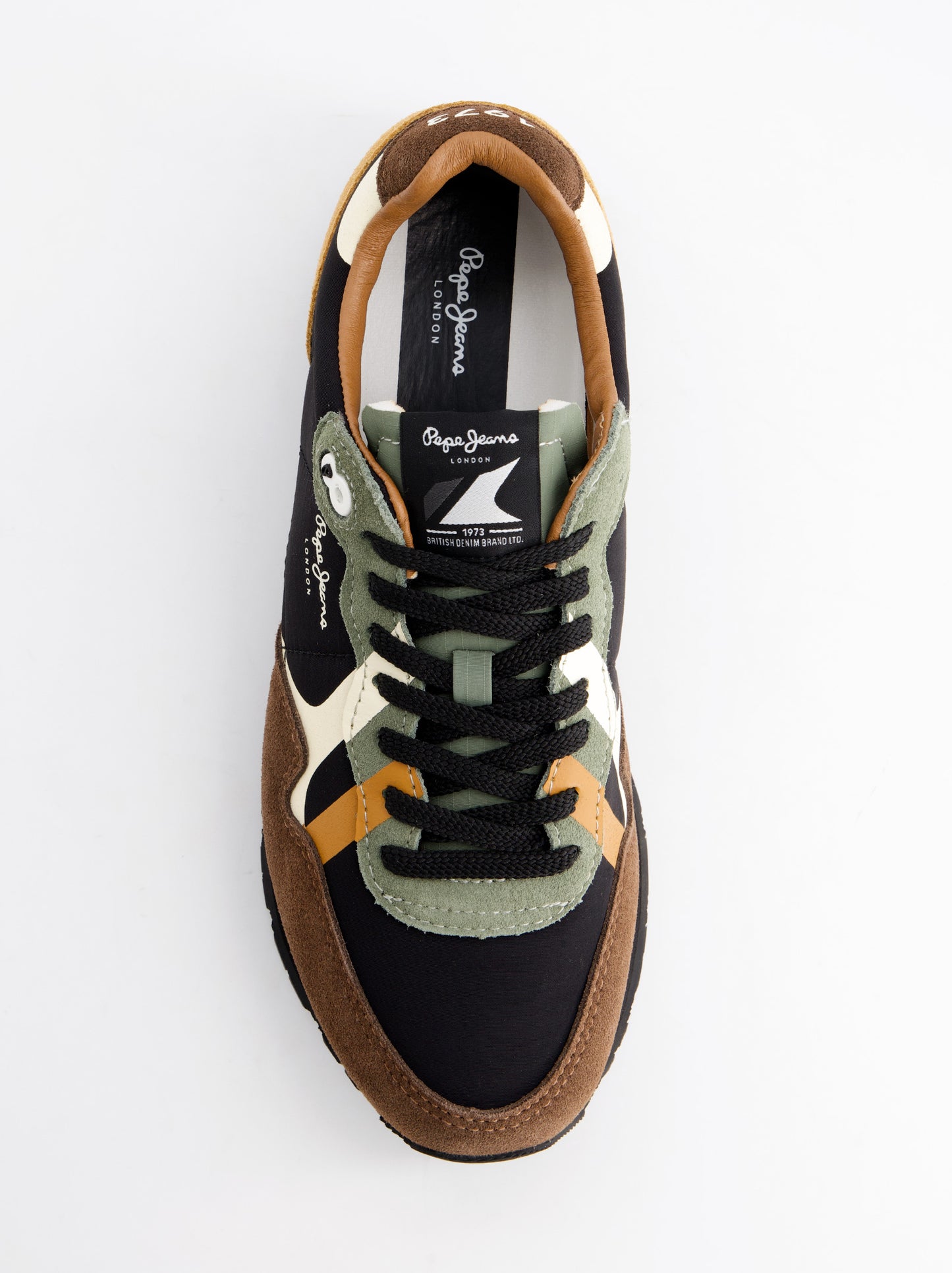 Leather sneakers - Pepe Jeans Brit Prints
