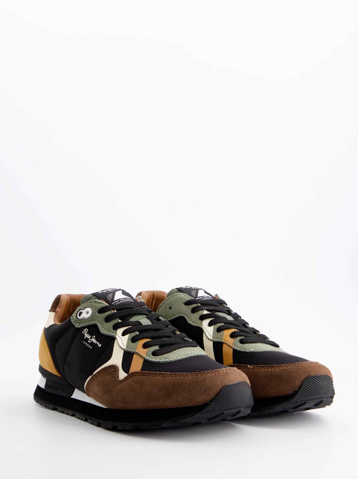 Leather sneakers - Pepe Jeans Brit Prints