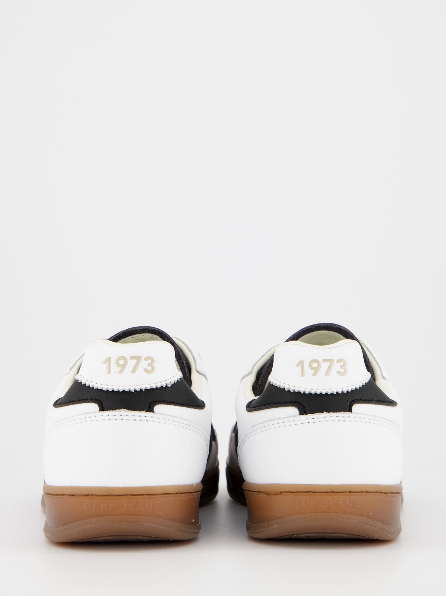 Zapatillas de piel con detalles en ante Pepe Jeans