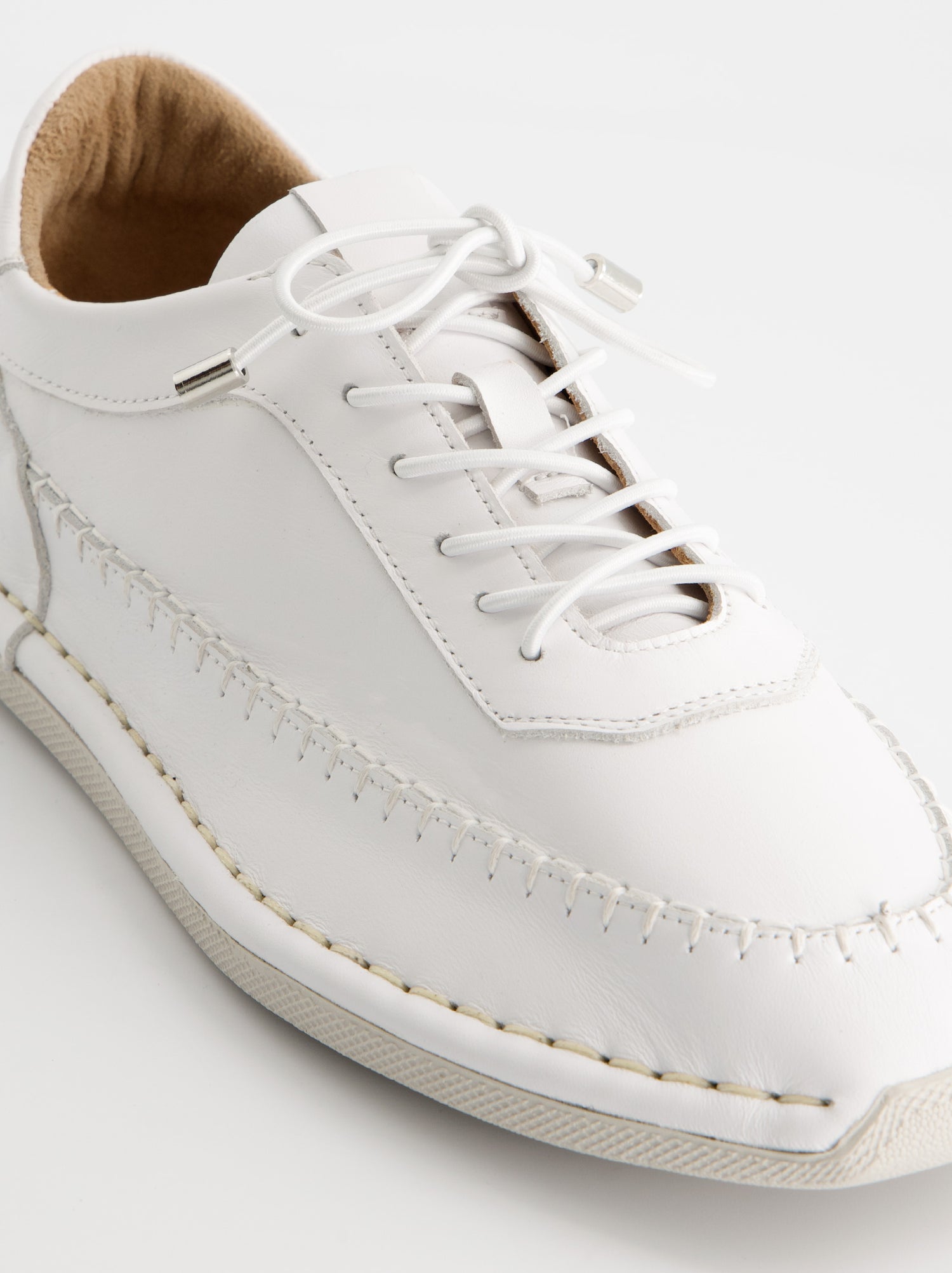 Zapatillas de piel estilo mocasín - 34318