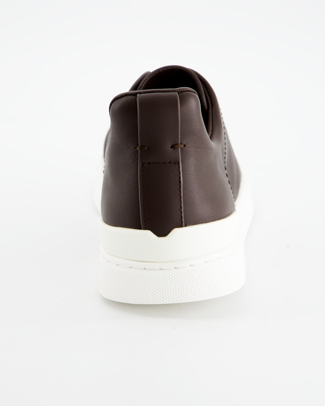 Zapatillas de piel marrón