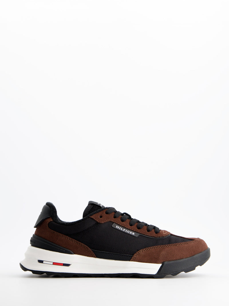 Zapatillas de piel para hombre - Tommy Hilfiger Retro Runner