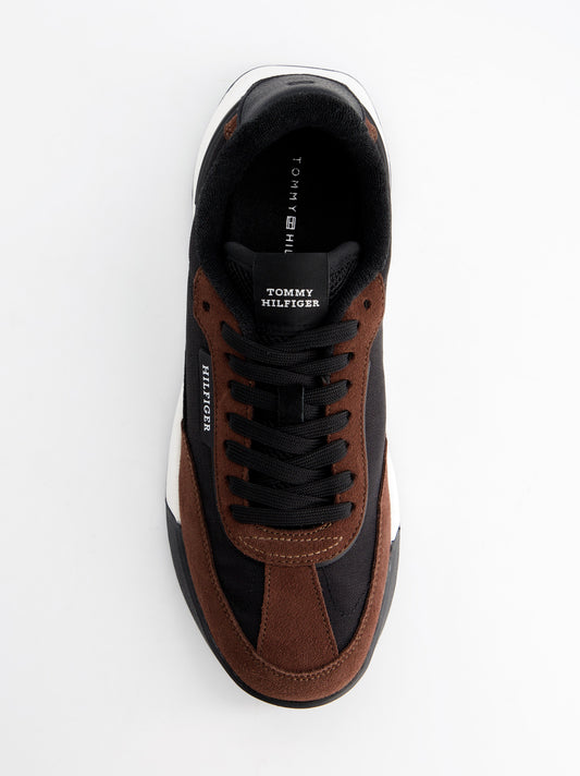 Zapatillas de piel para hombre - Tommy Hilfiger Retro Runner
