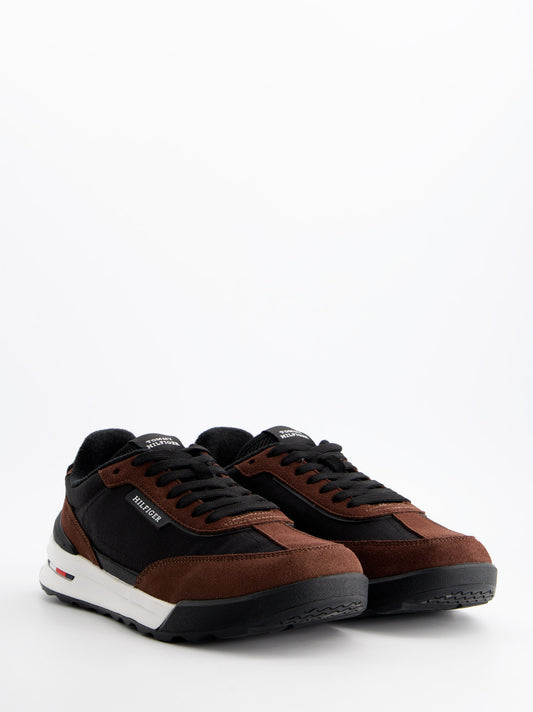 Zapatillas de piel para hombre - Tommy Hilfiger Retro Runner