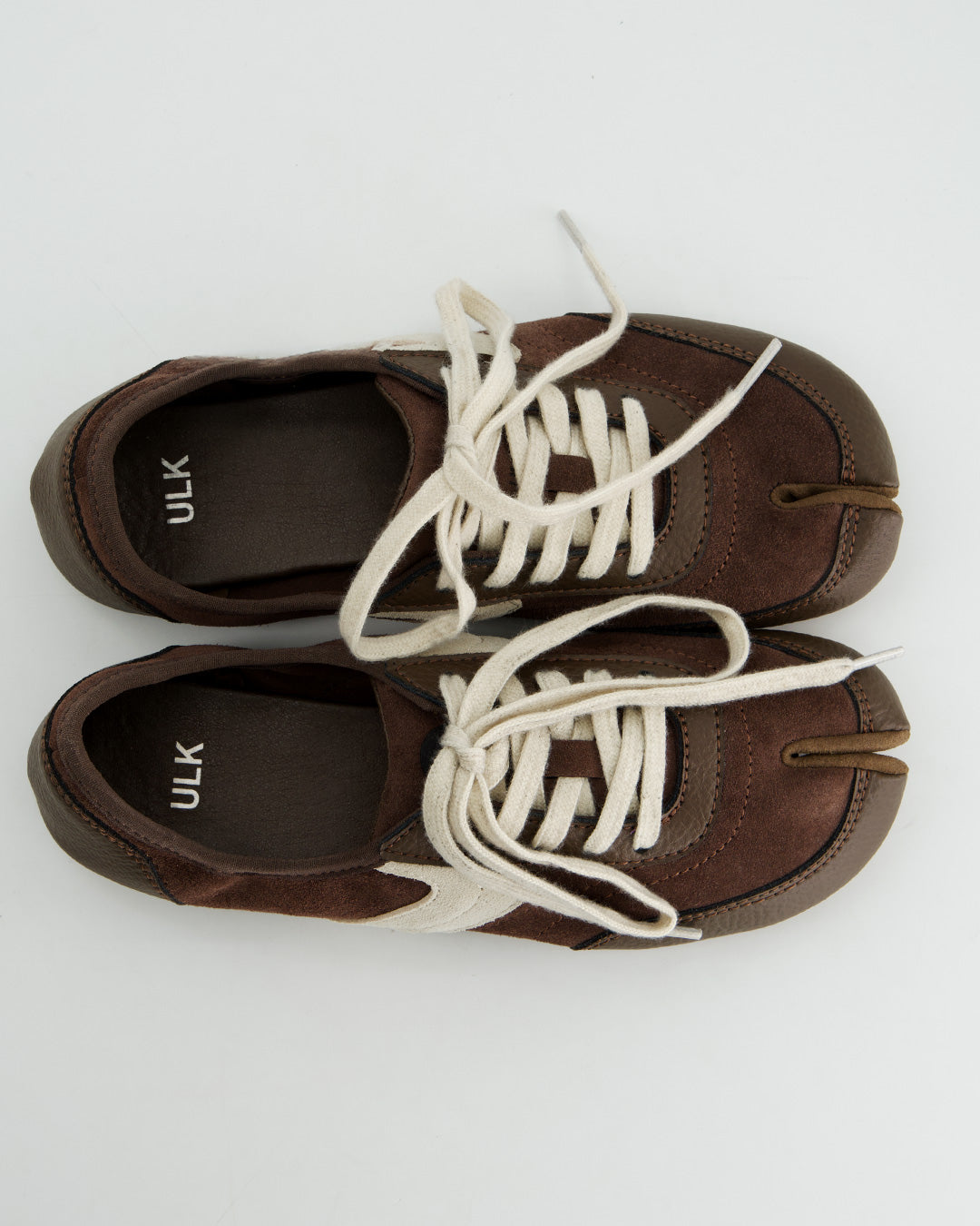 Brown tabi sneakers - Heiwa