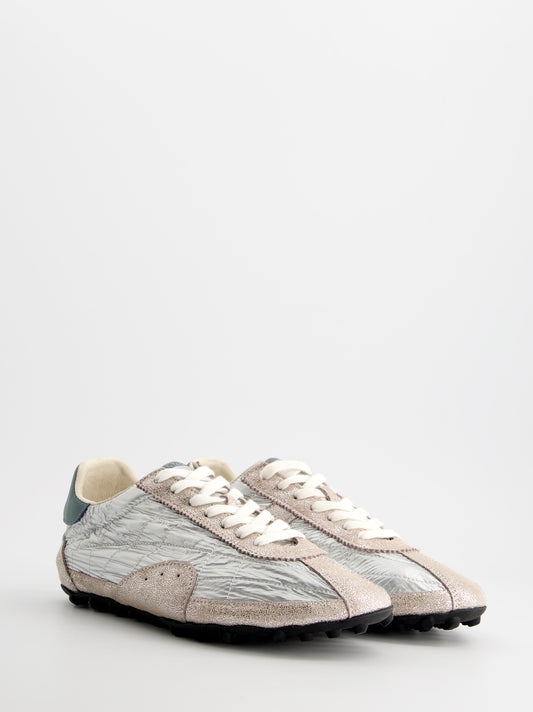 Zapatillas plateadas efecto arrugado - Nova
