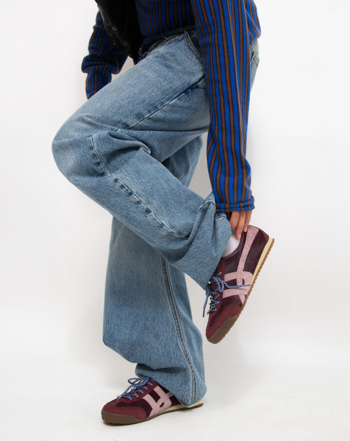 Sneakers retro burdeos - Onix