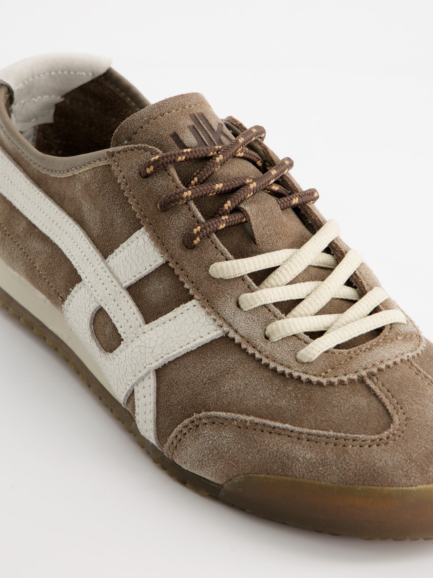 Men's Onix retro brown suede sneakers