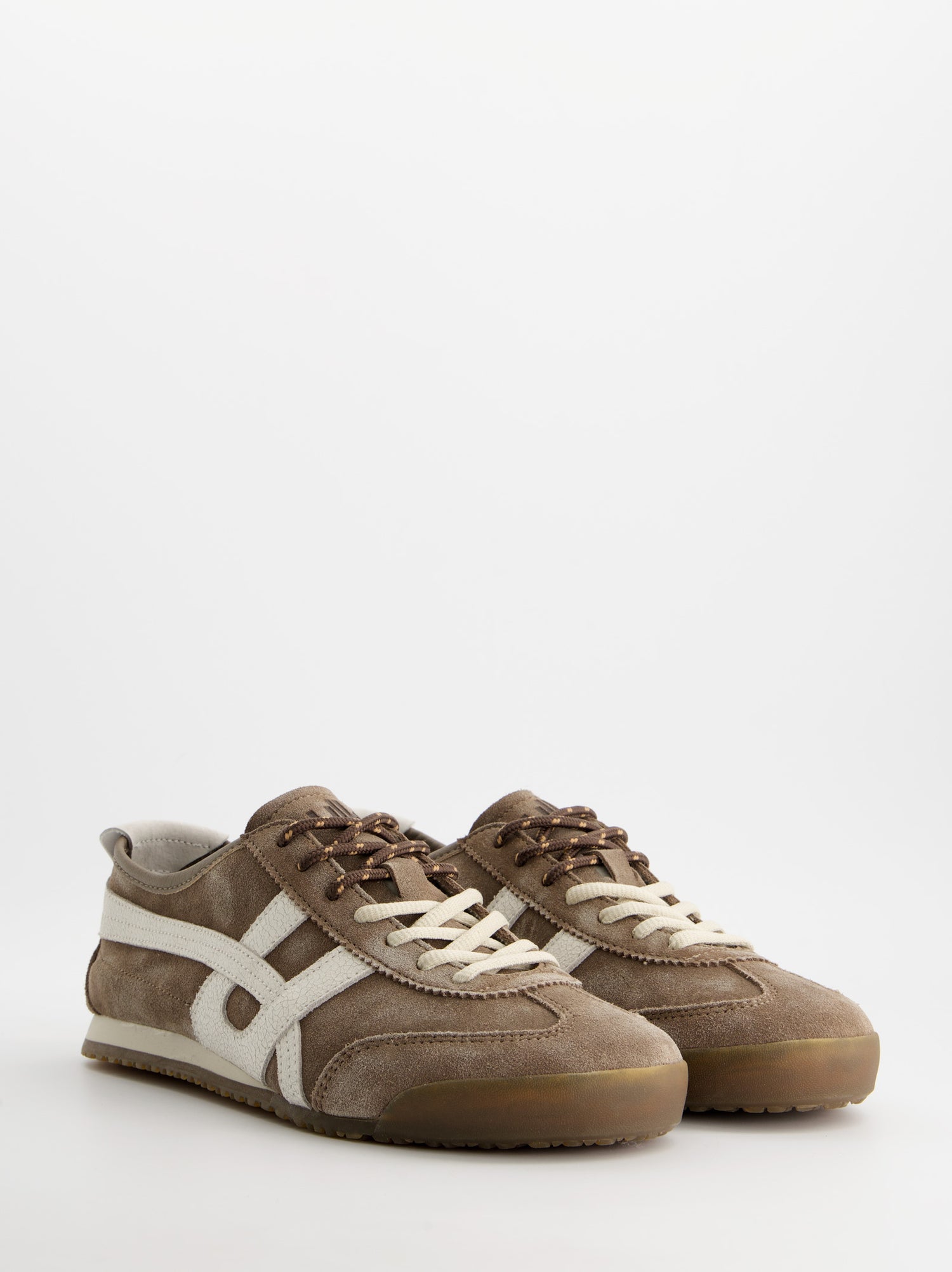Men's Onix retro brown suede sneakers