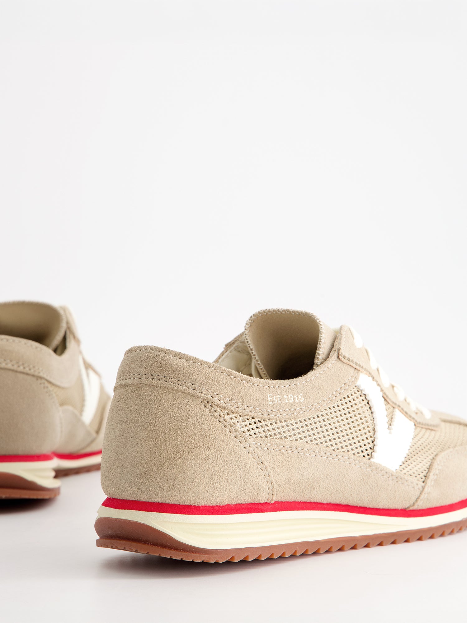 Retro suede and mesh sneakers - Victoria Saturno
