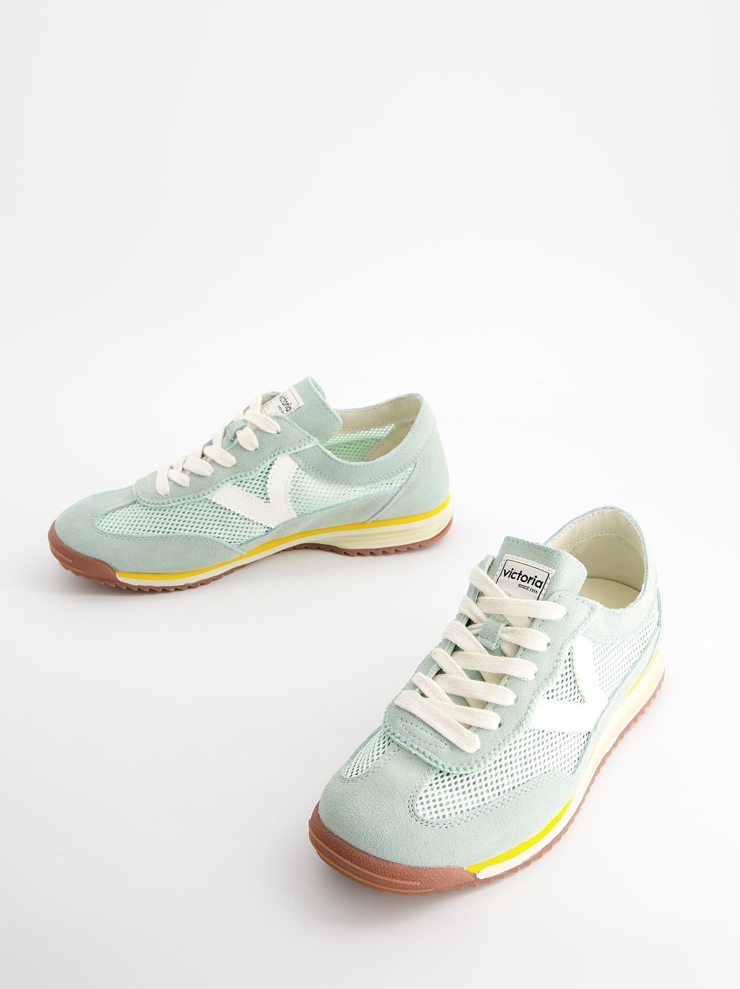 Retro suede and mesh sneakers - Victoria Saturno