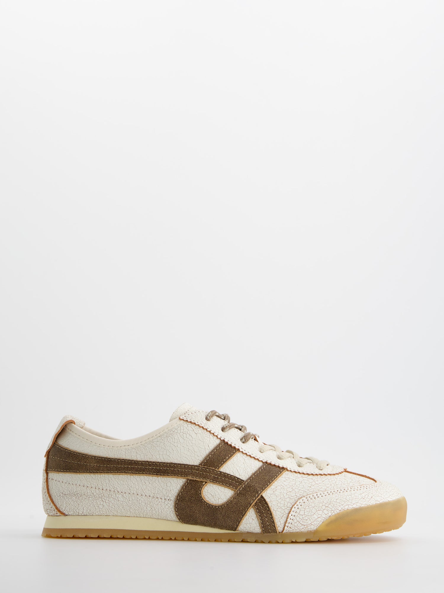 Men's distressed-effect retro sneakers - Onyx