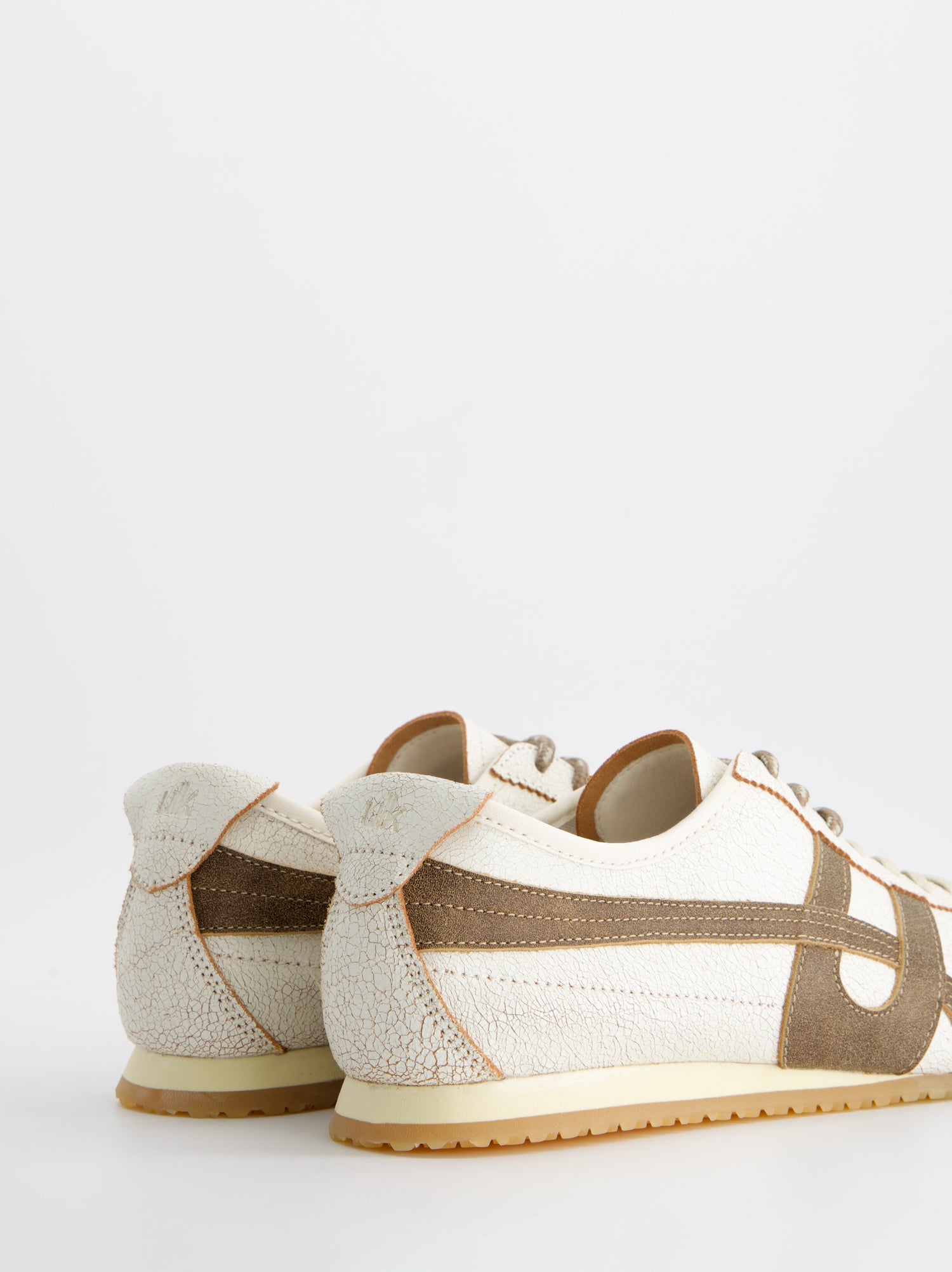 Men's distressed-effect retro sneakers - Onyx