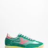 Zapatillas retro en ante metalizadas - Victoria Saturno