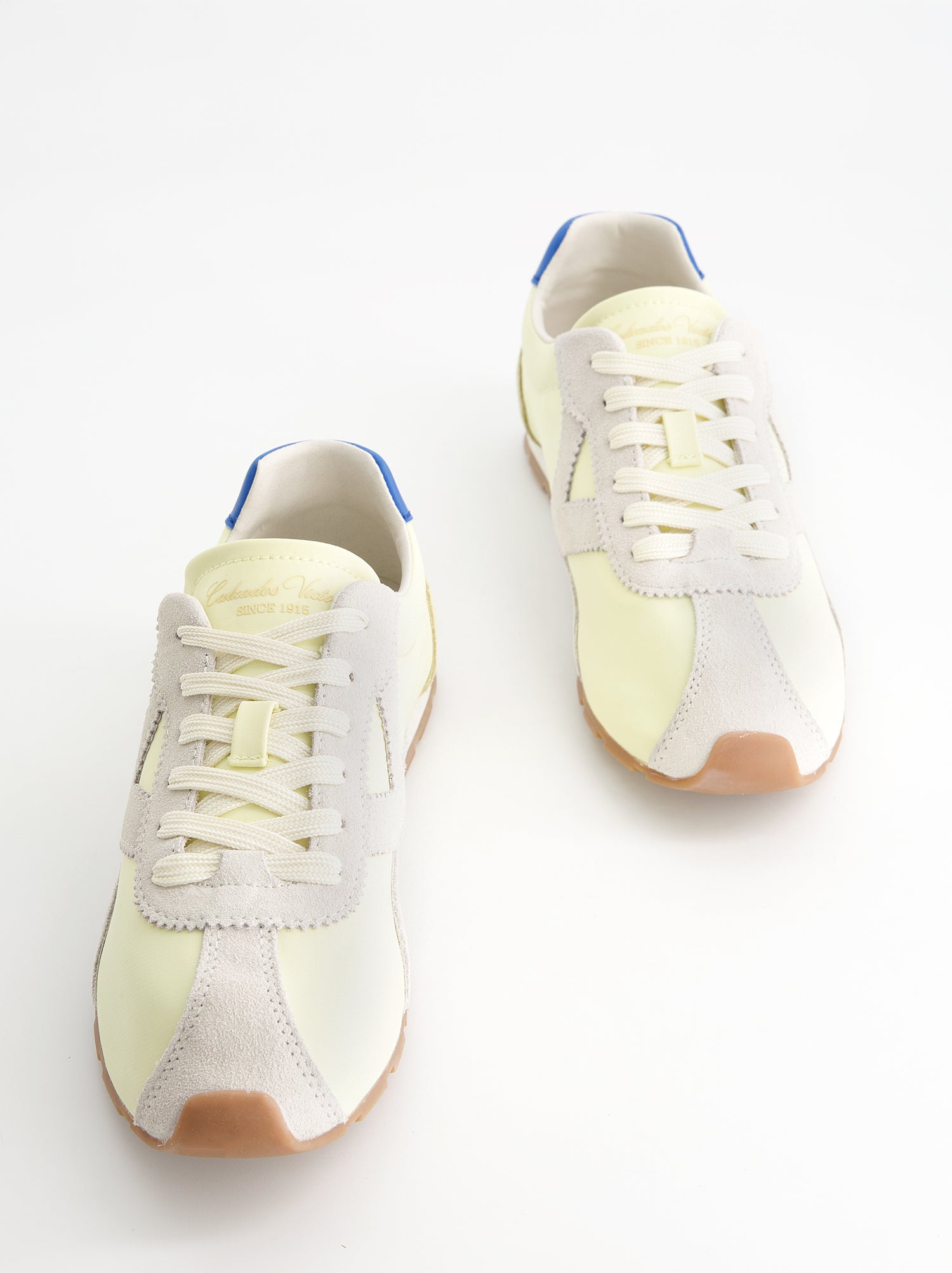 Retro nylon and suede sneakers - Victoria Aster