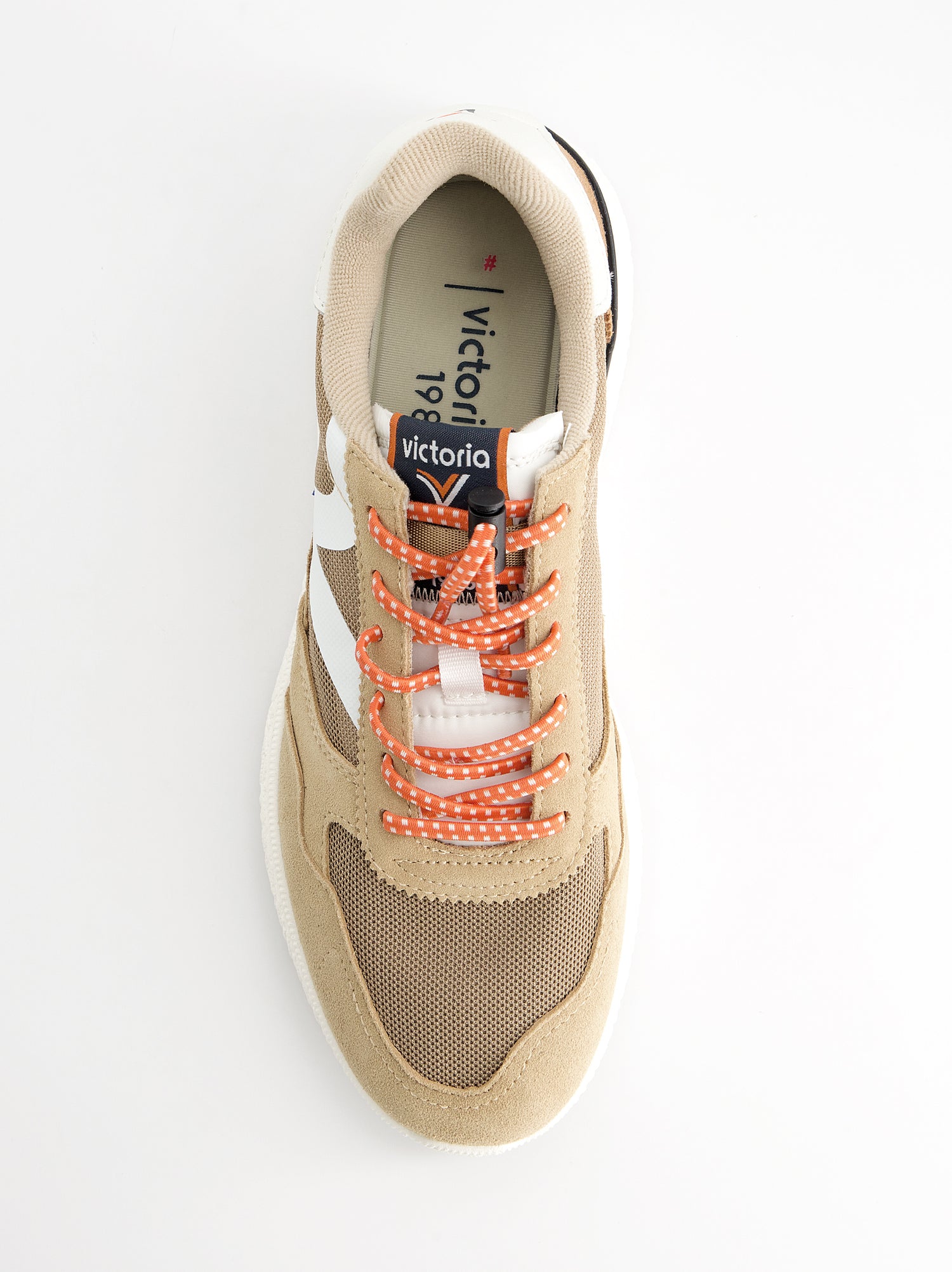 Zapatillas running retro detalles en ante - Victoria Wing Evo