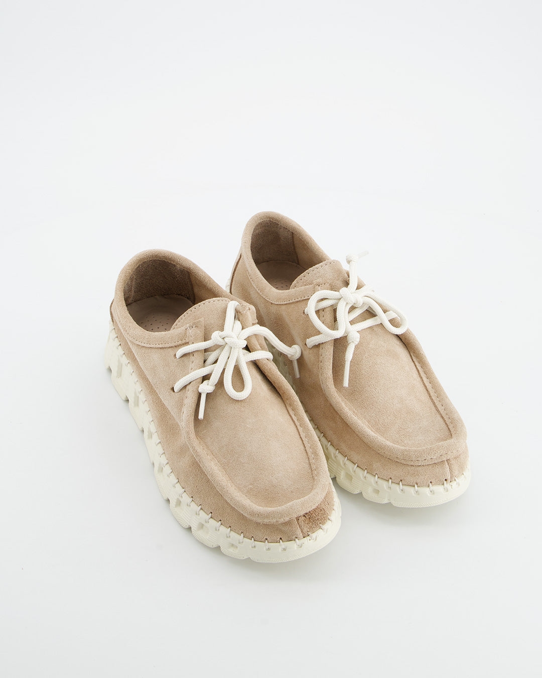 Zapato casual de serraje con cordones - Suede