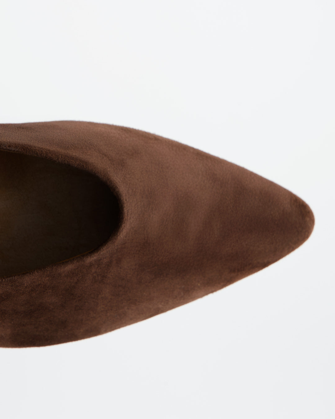 Brown Suede Court Shoes - On Sale